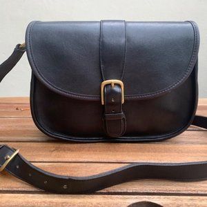 VIntage Coach Chelsea black crossbody bag 9894